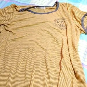 Maurice GYPSY SOUL  XL Mustard t-shirt